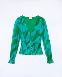 MARVELOUS GREEN / NEW / QTY : 55 / Top Manches Longues Golda - Marvelous Green
