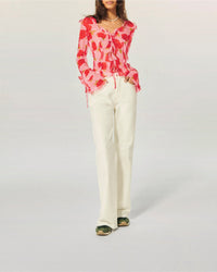 Blouse à manches longues Bettina - Hot Roses