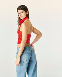 RED / NEW / QTY : 7 / Top Asymétrique Judie - Red