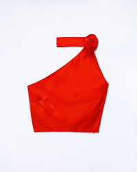 RED / NEW / QTY : 7 / Top Asymétrique Judie - Red