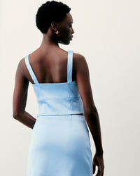 BABY BLUE / NEW / QTY : 3 / Top Bretelle - Baby Blue