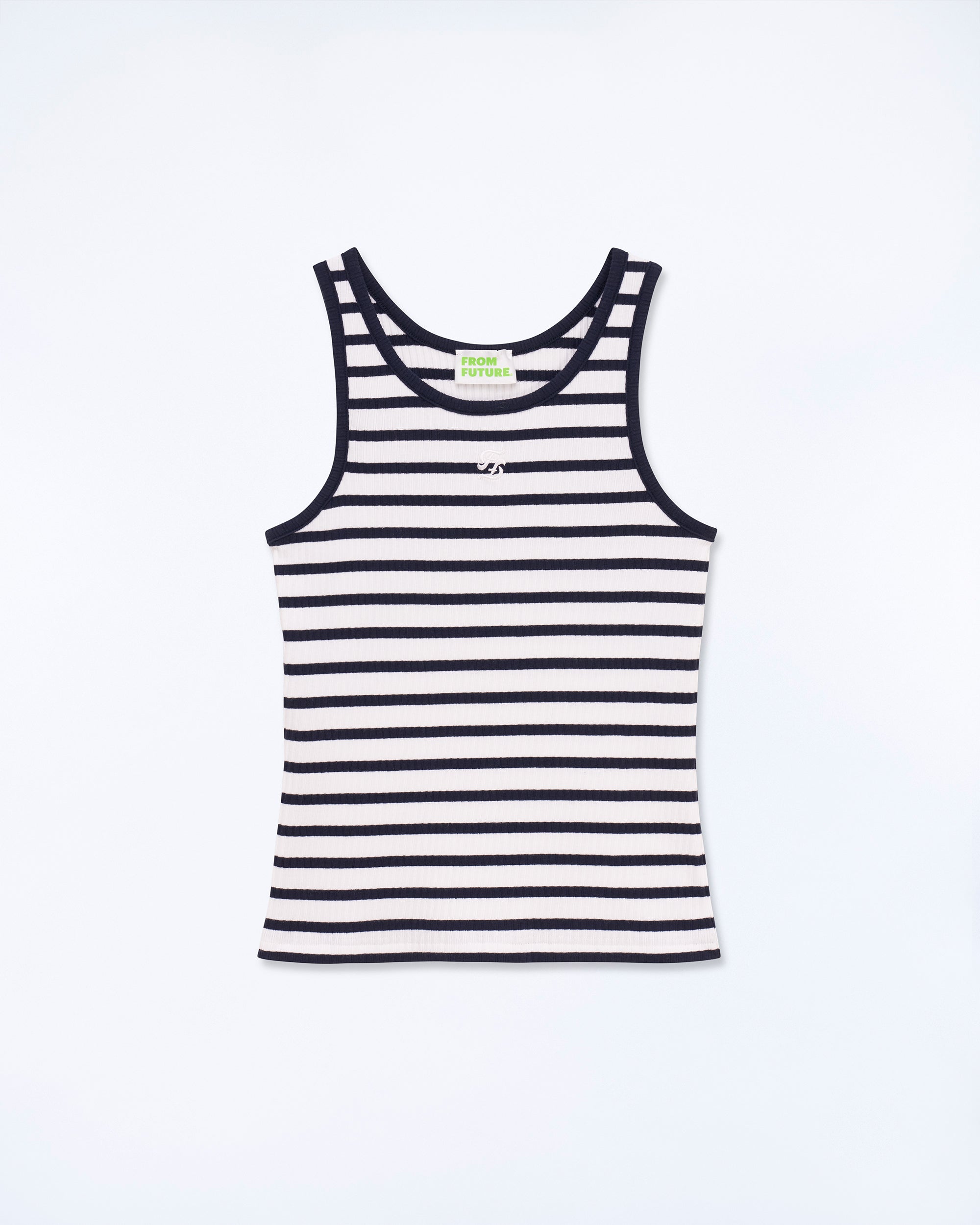 ECRU/NAVY / NEW / QTY : 7 / Top Bretelle - Ecru/Navy