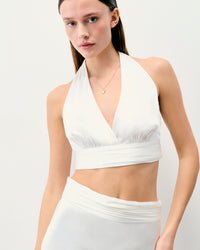 ECRU / NEW / QTY : 18 / Top Bretelle Leo - Ecru