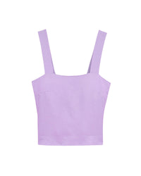 Top Bretelle  - Lilas