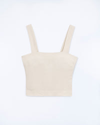 BEIGE / NEW / QTY : 16 / Top Bretelle - Beige
