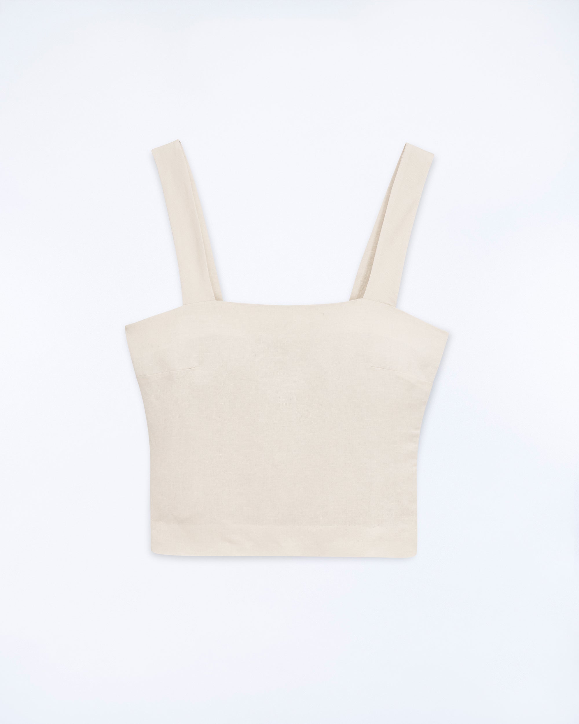 BEIGE / NEW / QTY : 16 / Top Bretelle - Beige