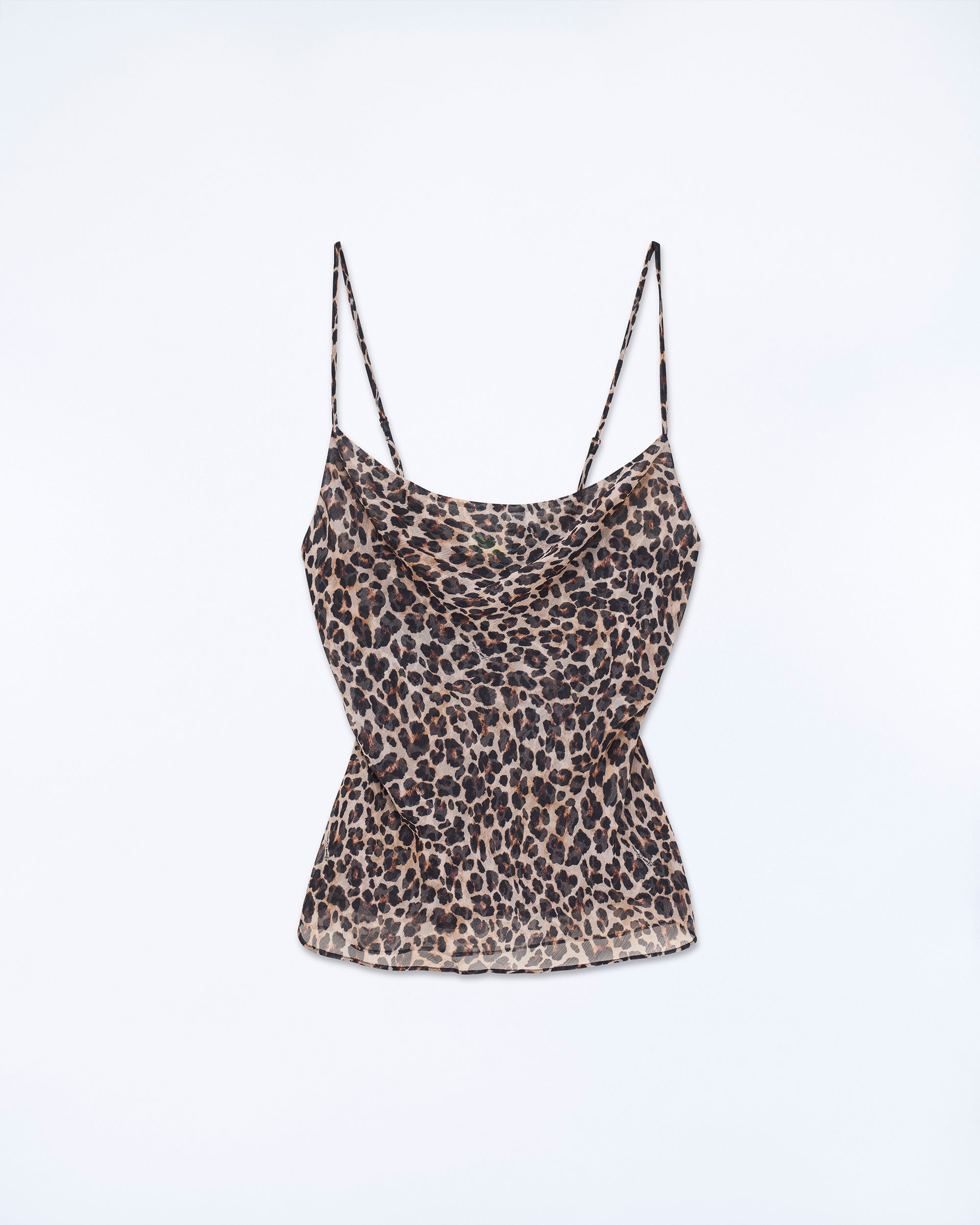 WINTER LEOPARD / NEW / QTY : 3 / Top Bretelle Mousseline - Winter Leopard