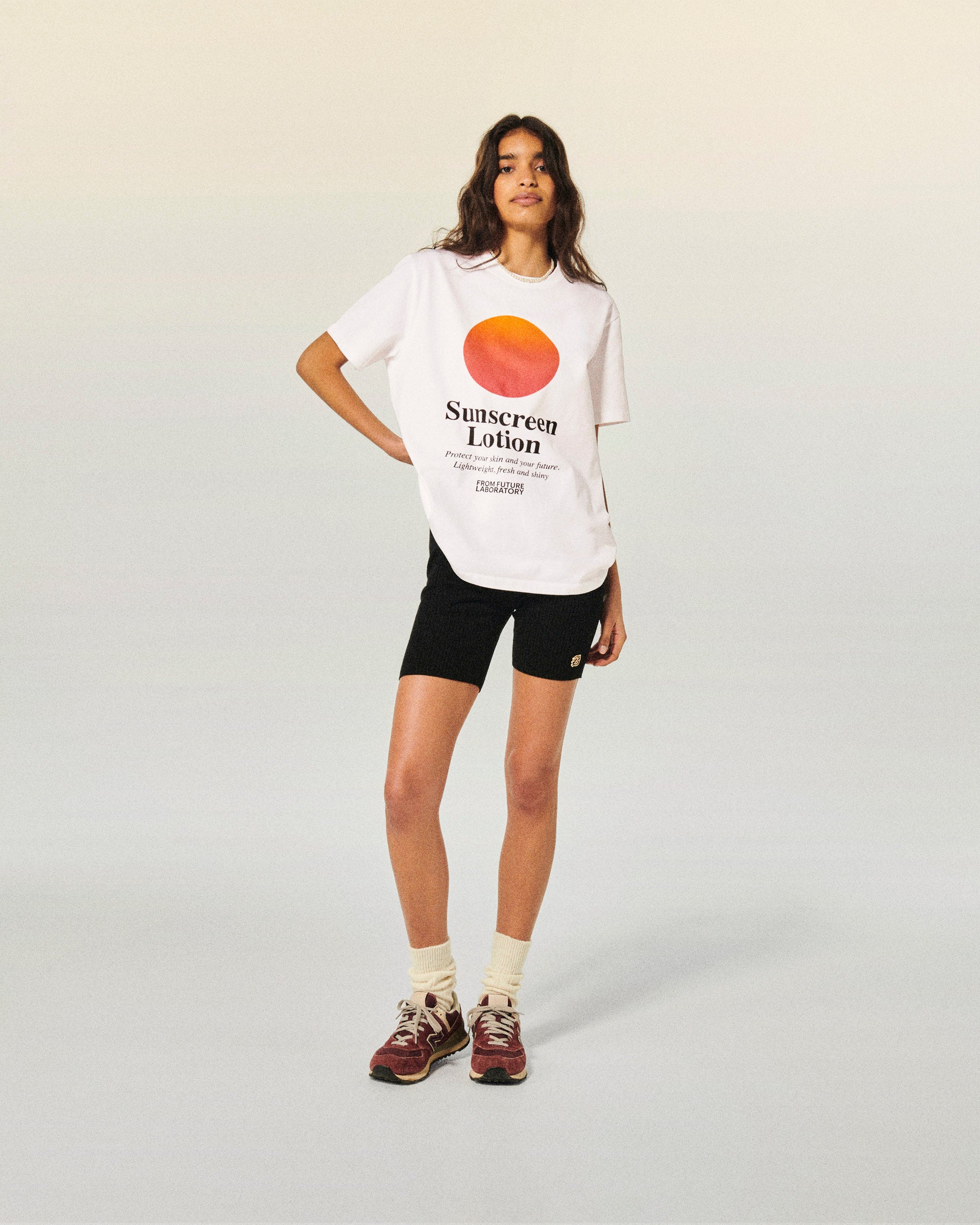BLANC / NEW / QTY : 3 / T-shirt Col Rond Manches Courtes - Blanc