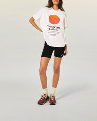 Short-sleeved round-neck T-shirt - White