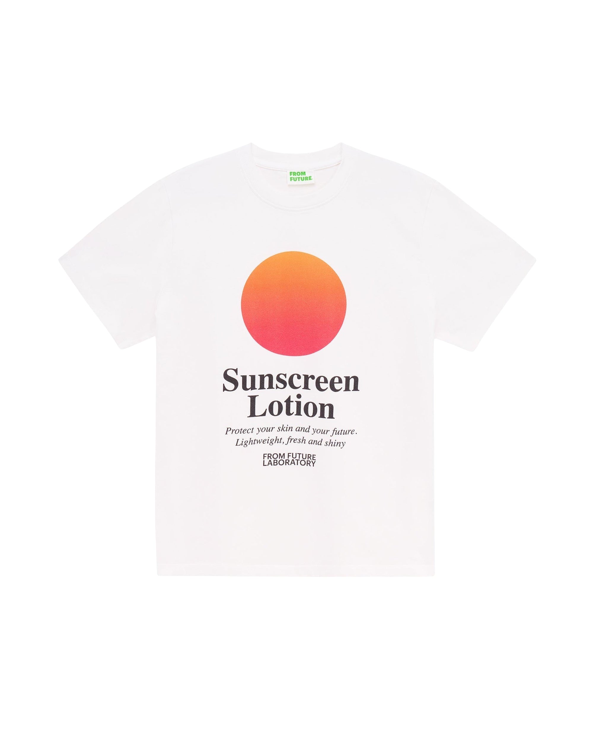 Short-sleeved round-neck T-shirt - White