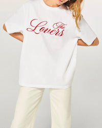 Short-sleeved round-neck T-shirt - White