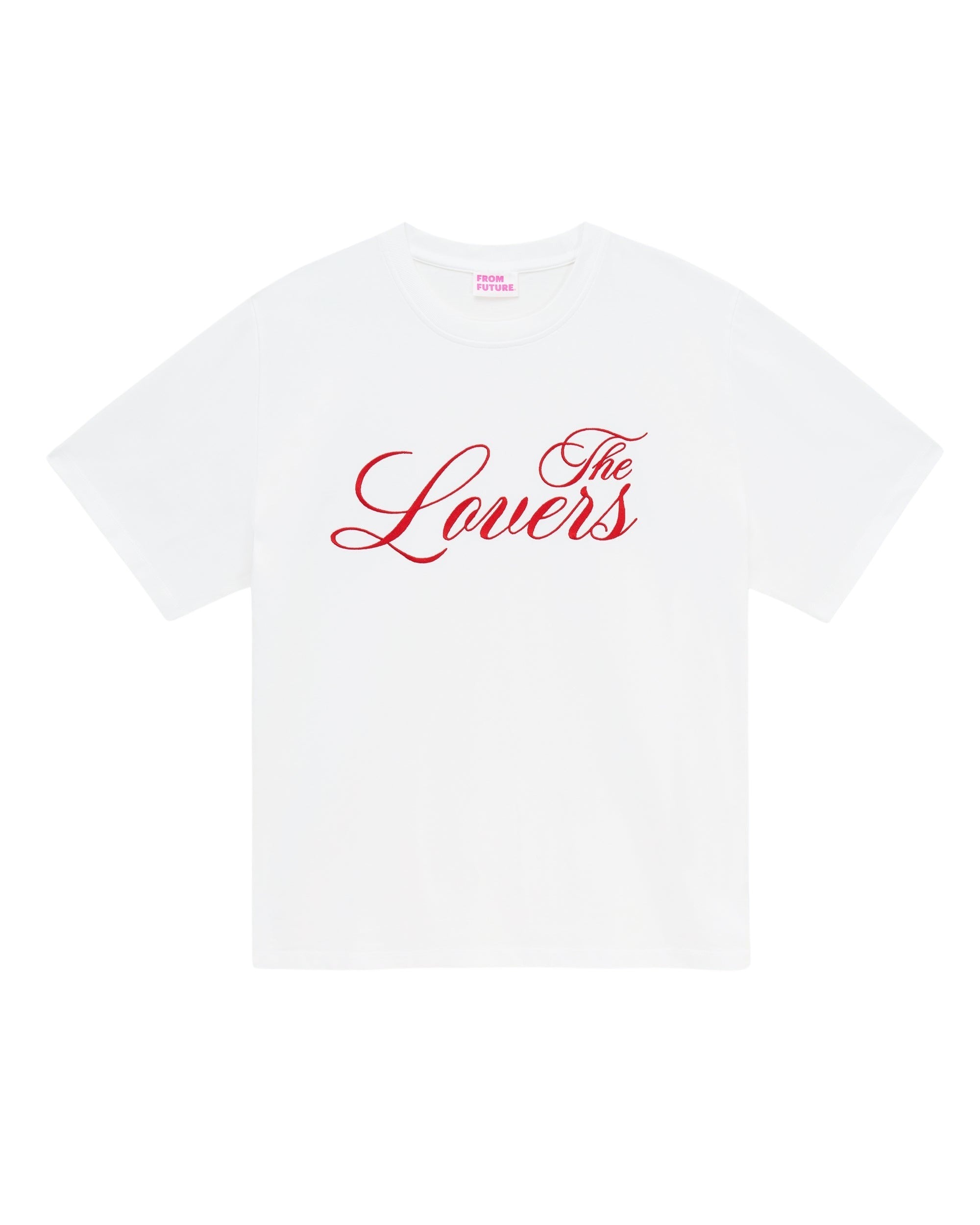 Short-sleeved round-neck T-shirt - White