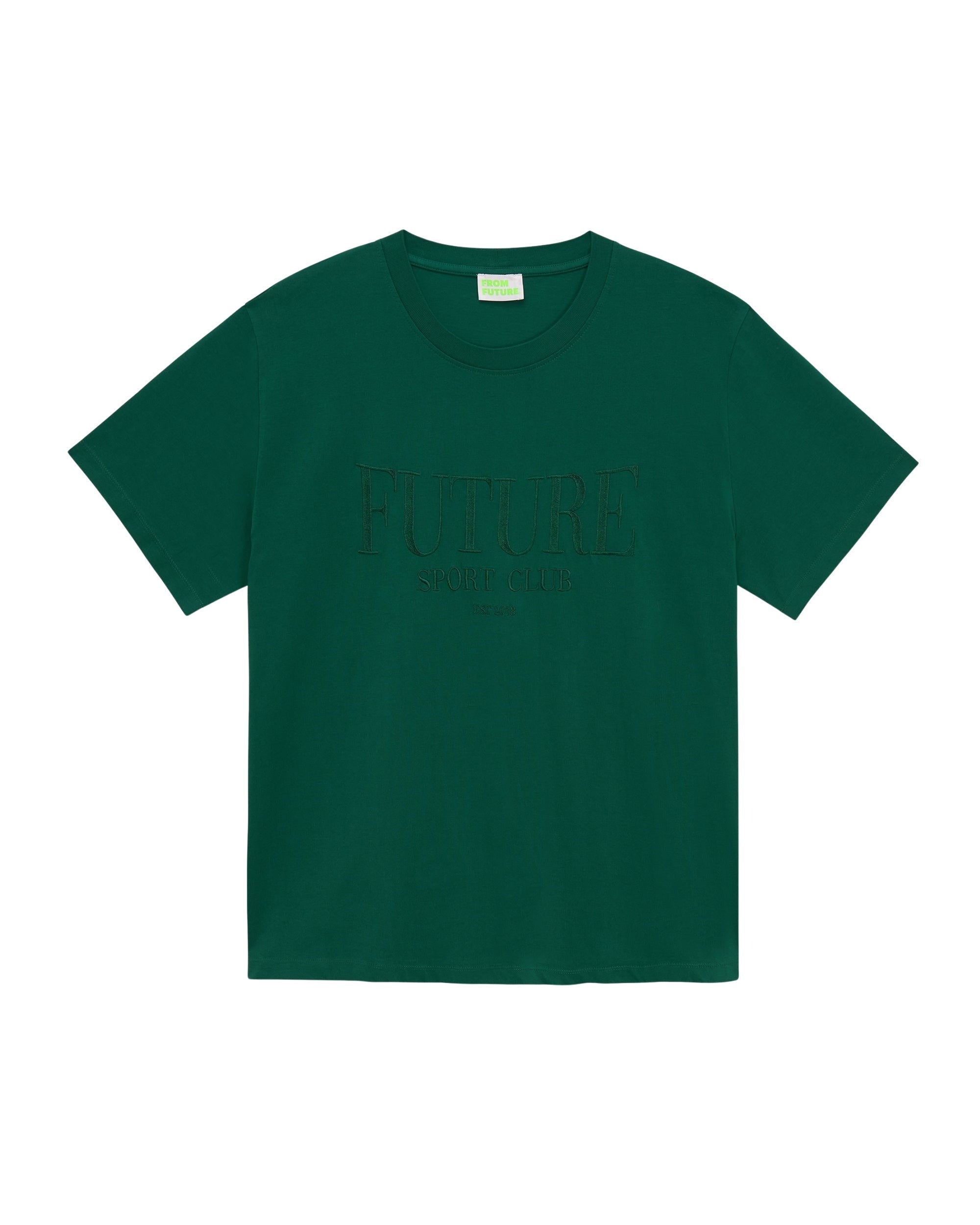 T-shirt Col Rond Future  - College Green