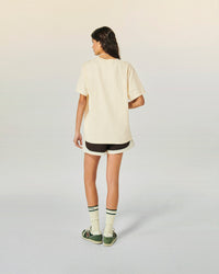 T-shirt Col Rond Manches Courtes  - Sable