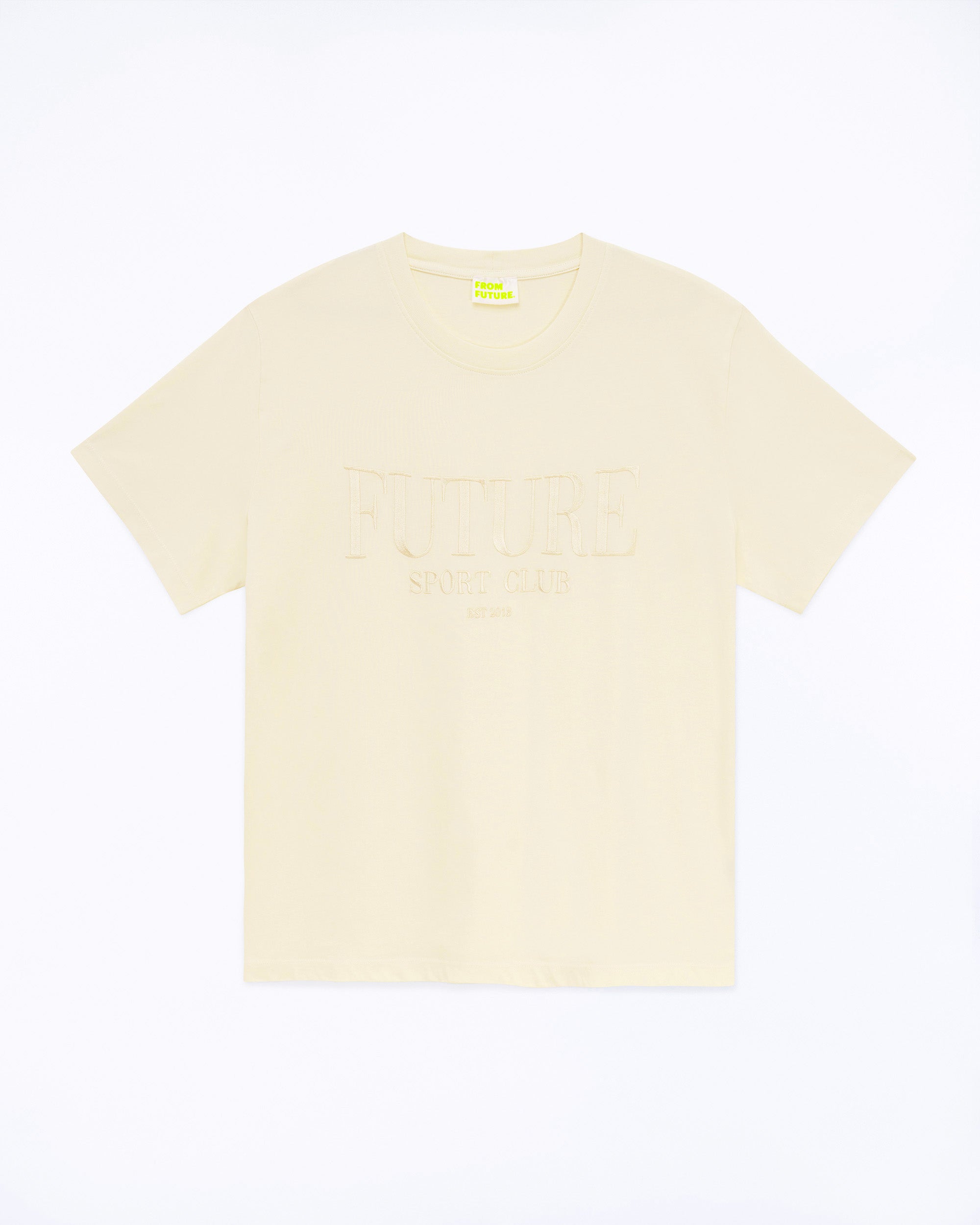 SABLE / NEW / QTY : 1 / T-shirt Col Rond Manches Courtes - Sable