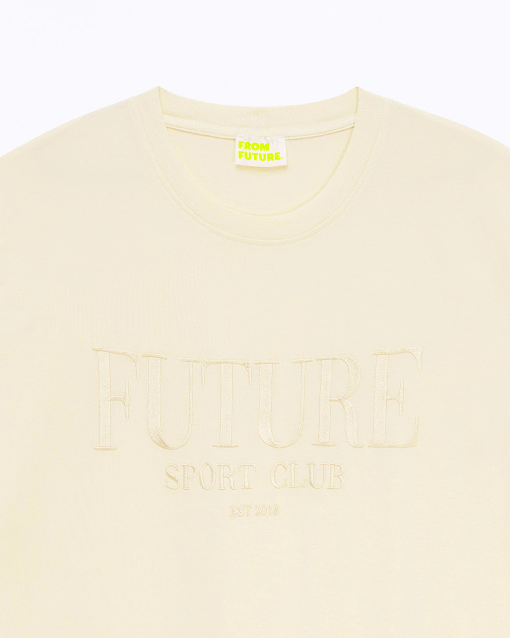 SABLE / NEW / QTY : 1 / T-shirt Col Rond Manches Courtes - Sable