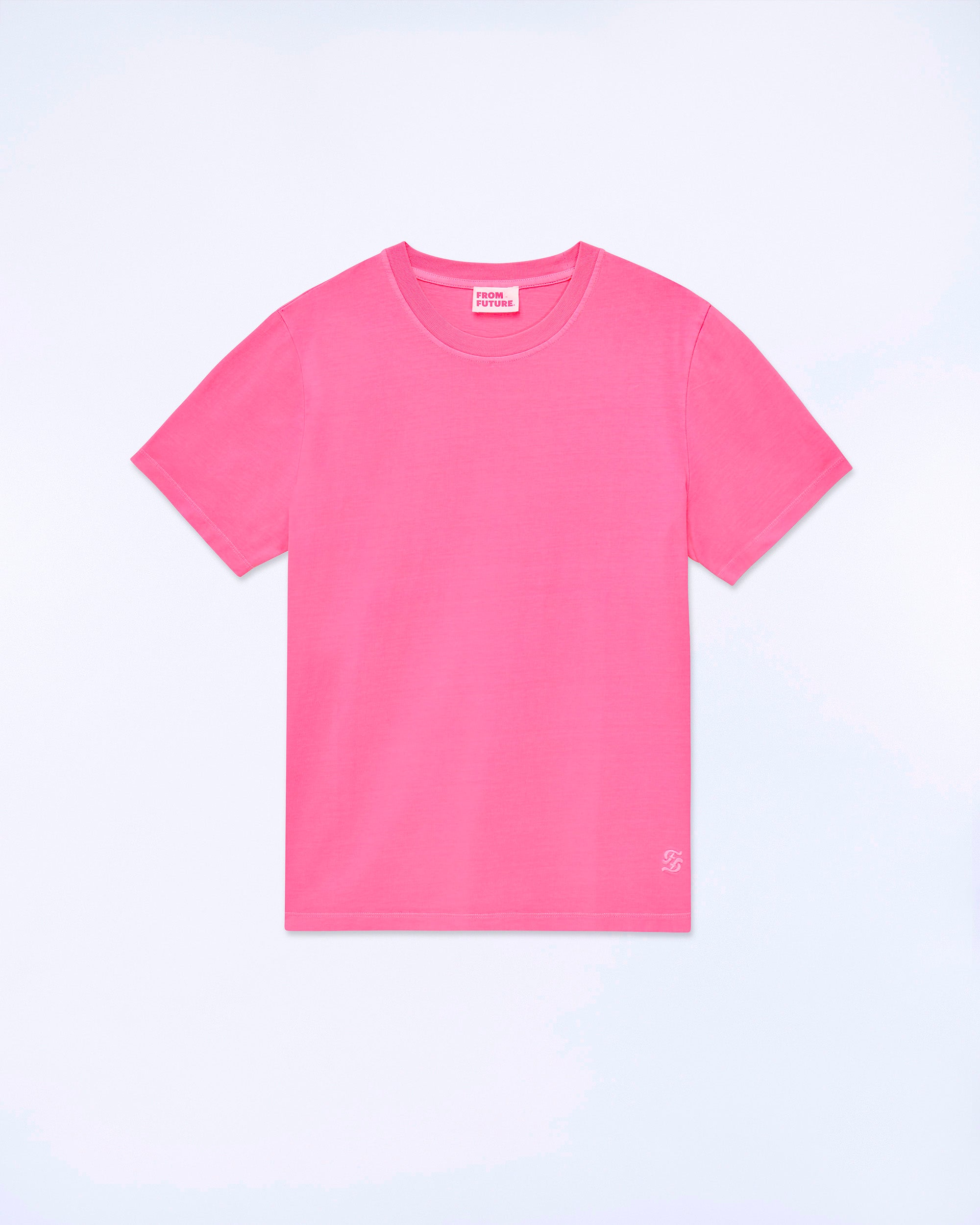 TROPICAL PINK / NEW / QTY : 1 / T-shirt Col Rond Manches Courtes - Tropical Pink