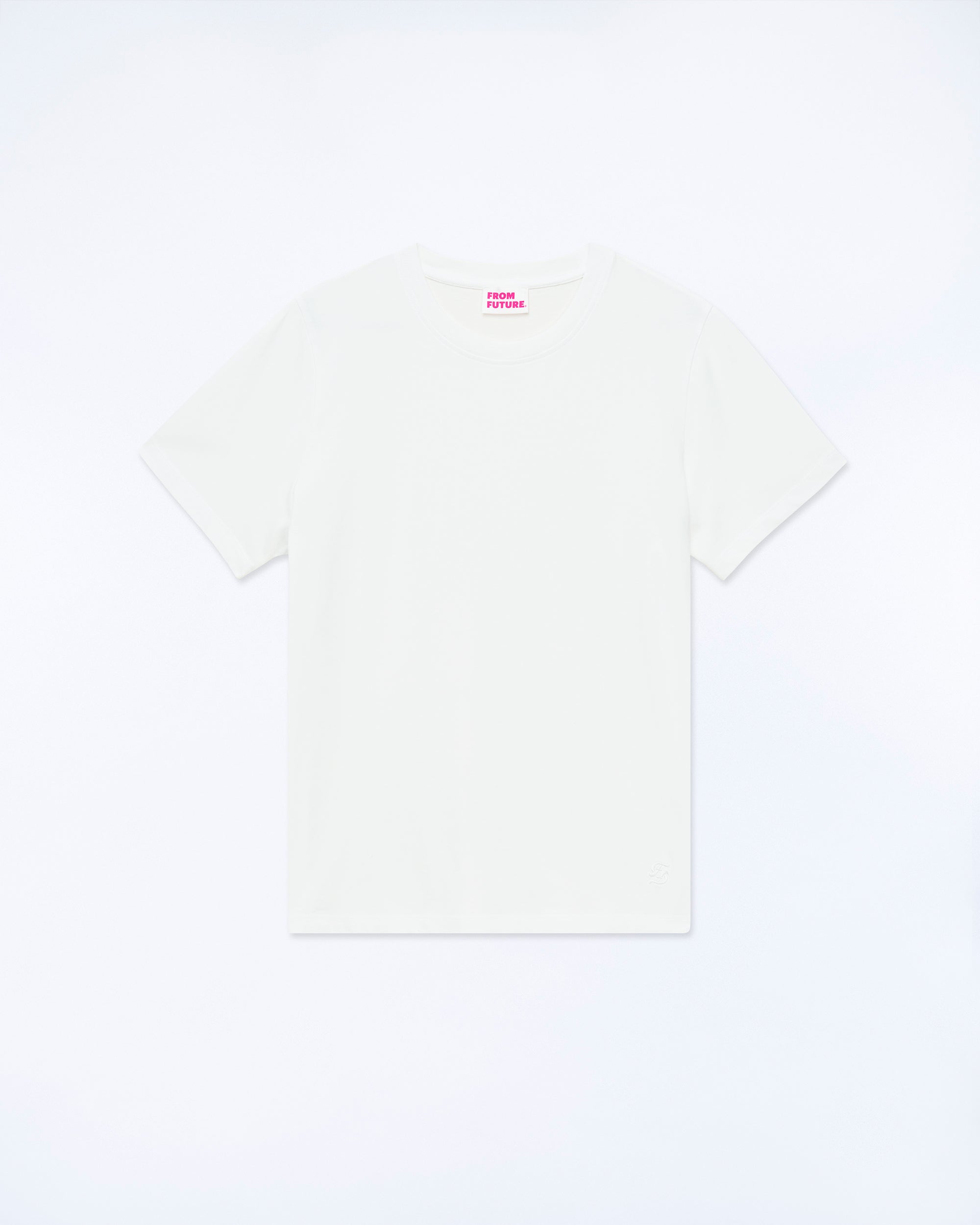 BLANC / NEW / QTY : 9 / T-shirt Col Rond Manches Courtes - Blanc