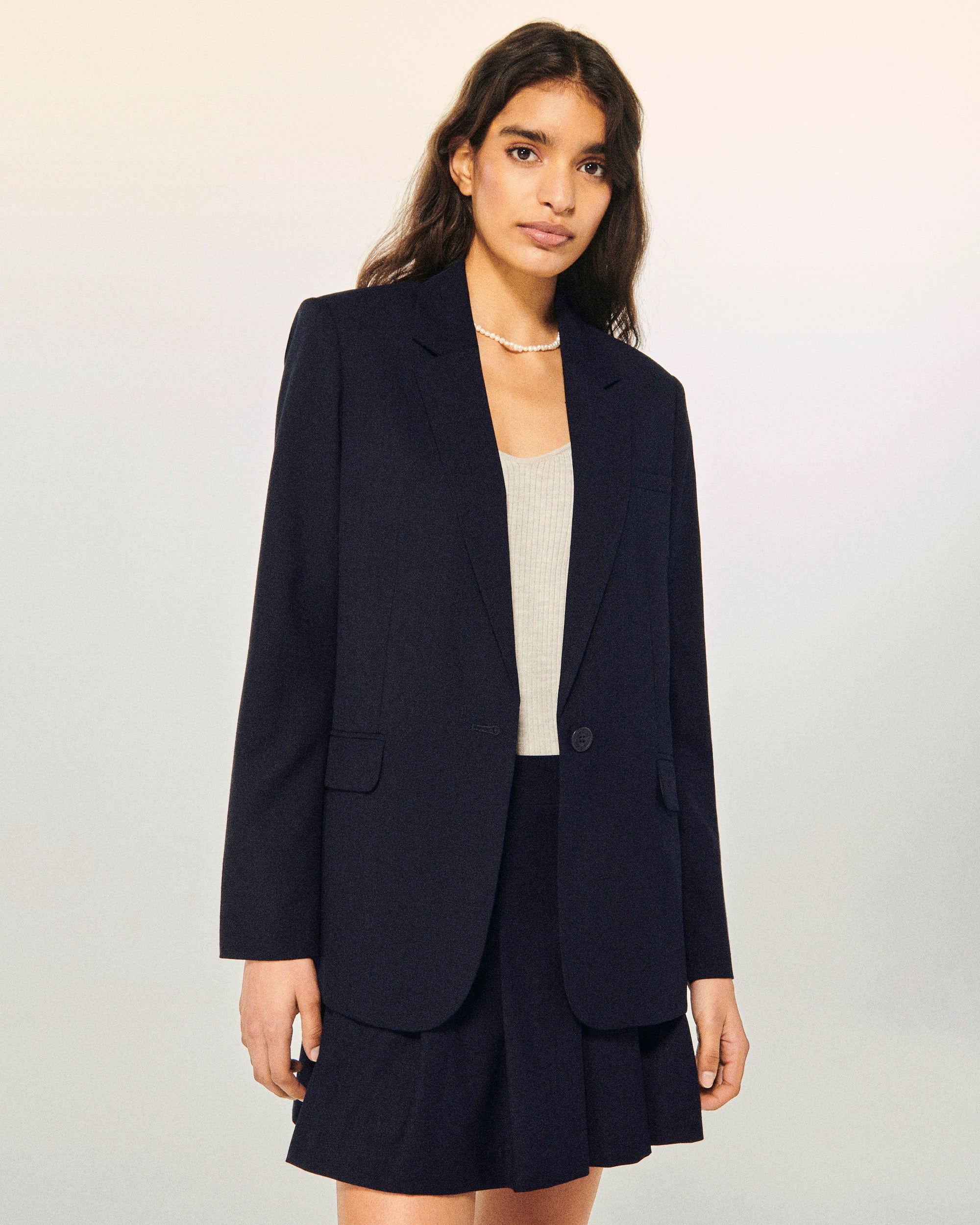 NAVY / NEW / QTY : 6 / Veste Blazer - Navy