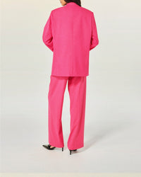 Veste blazer à col tailleur - Flash Pink