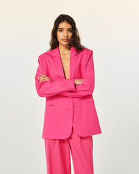 FLASH PINK / NEW / QTY : 57 / Veste Blazer - Flash Pink