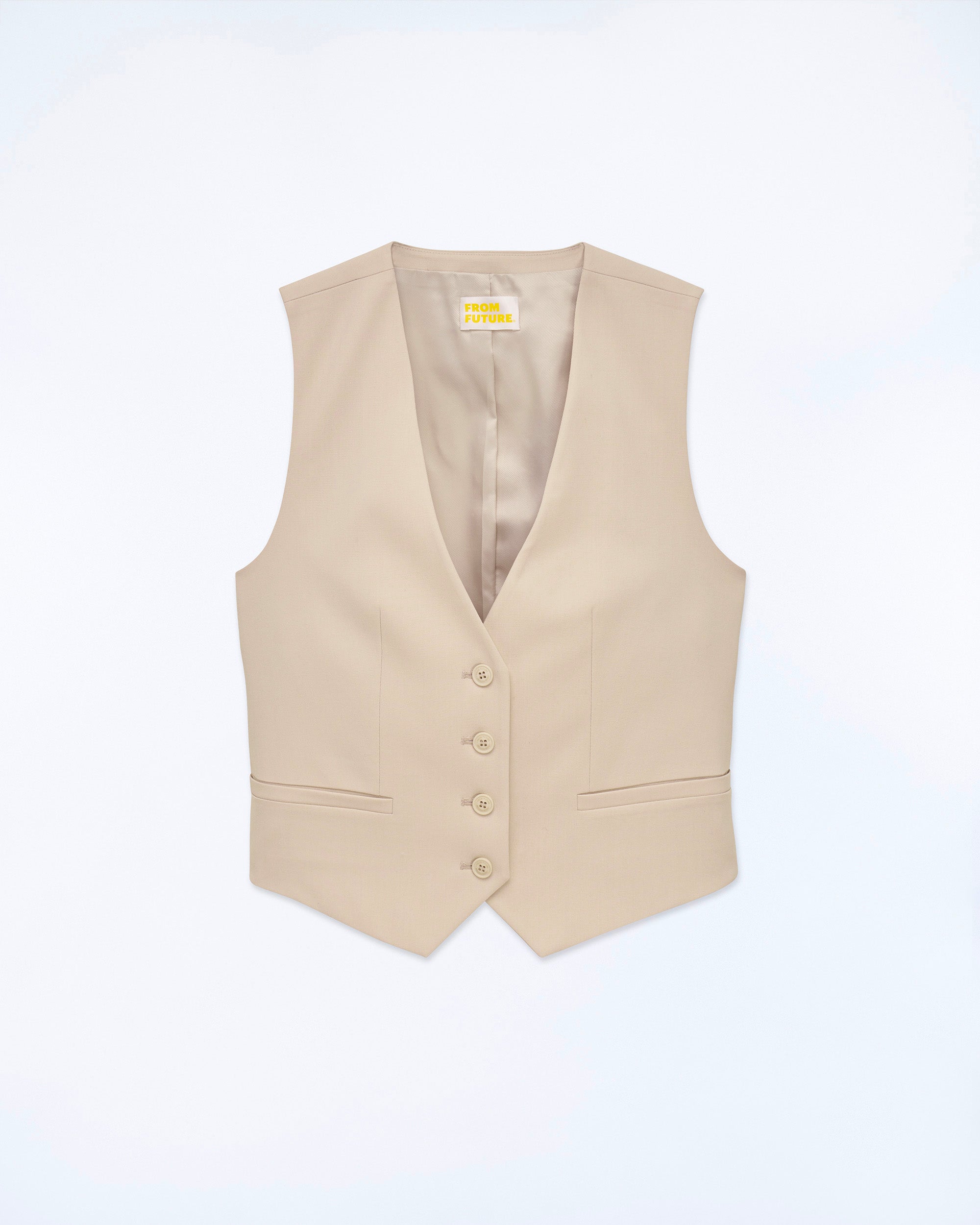 SABLE / NEW / QTY : 3 / Veston Sans Manche - Sable