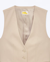SABLE / NEW / QTY : 3 / Veston Sans Manche - Sable