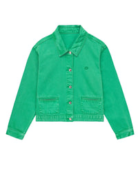 Veste regular en denim - Tropical Green