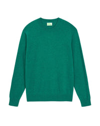 Pull à col rond en cachemire - Pop Green Mouli