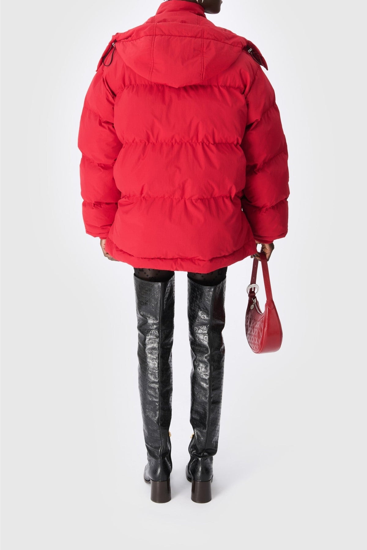Doudoune à capuche unisex - Red