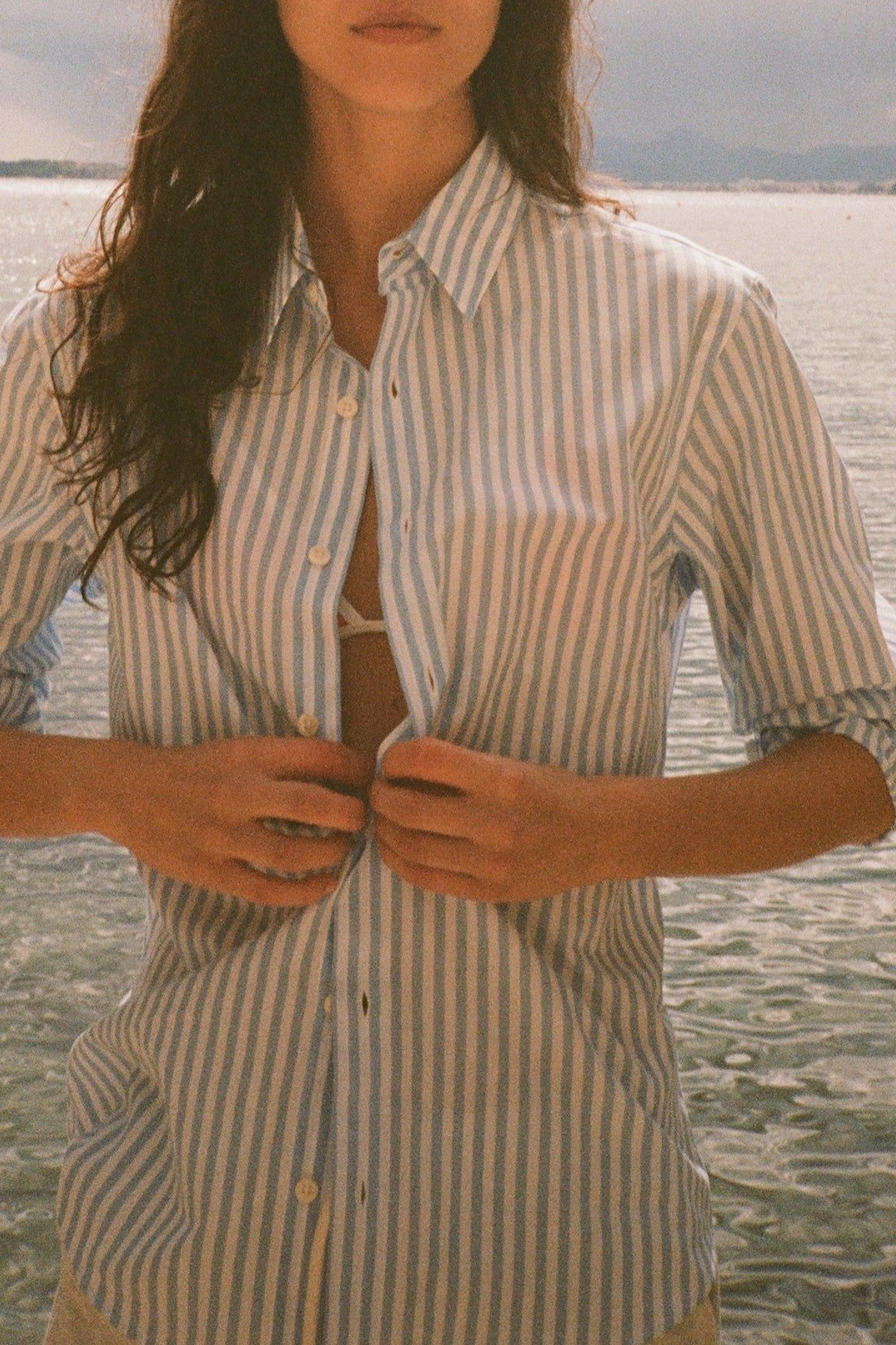 SRC Shirt - Sky Blue Striped