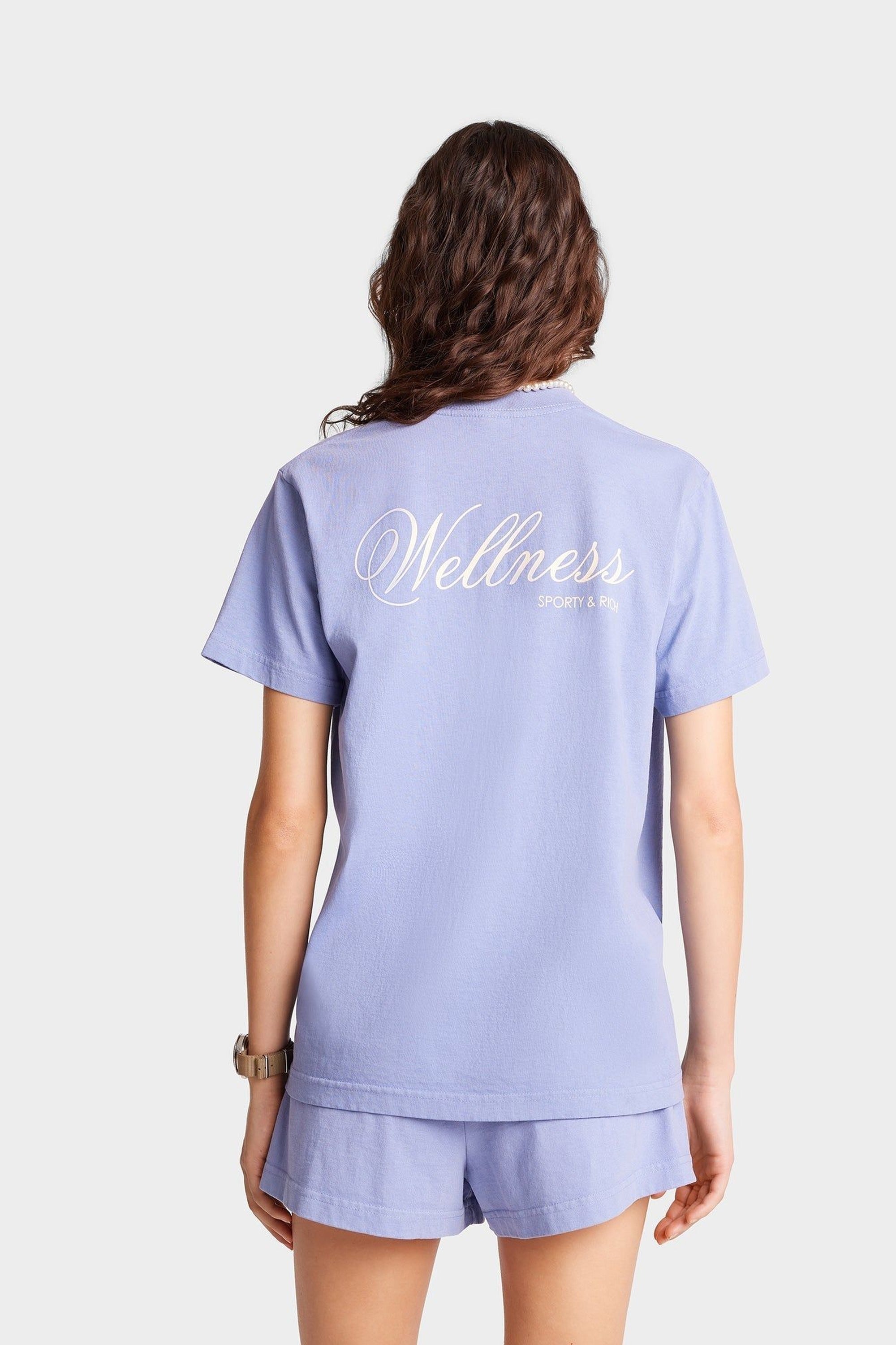 T-shirt Wellness imprimé - Colony Blue