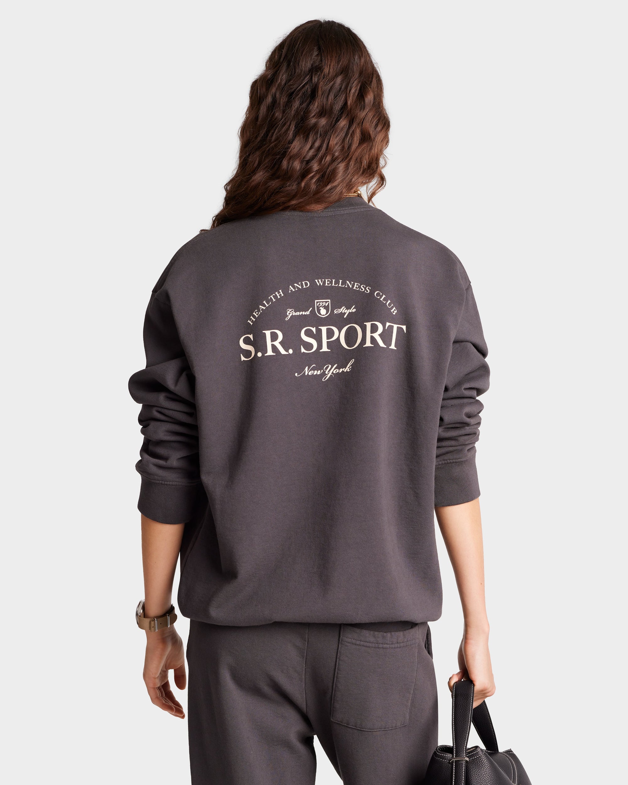 Sweatshirt Wimbledon imprimé - Faded Black