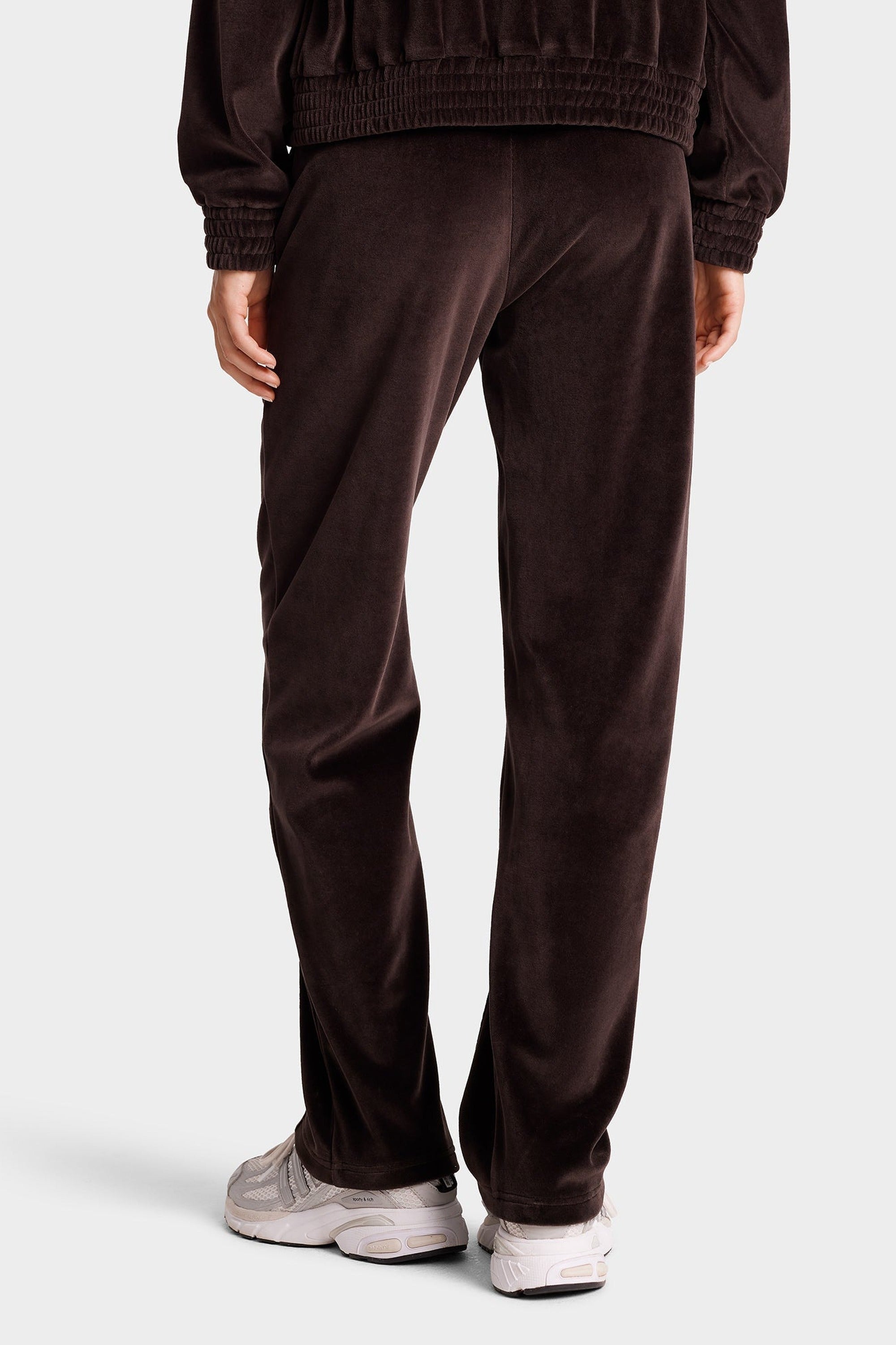 Pantalon NY Crest en velours - Chocolate