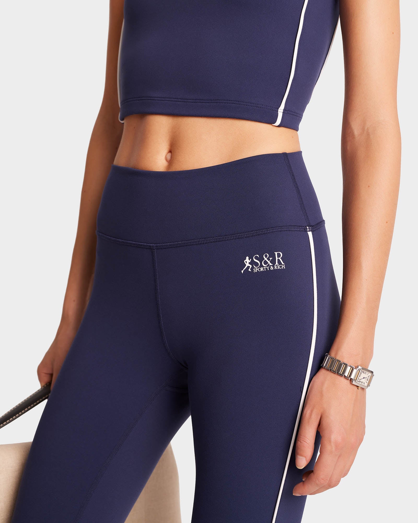 Legging SR Runner à liseré - Navy