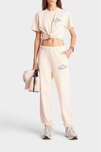 Pantalon de survêtement imprimé - Cream