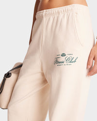Pantalon de survêtement imprimé - Cream