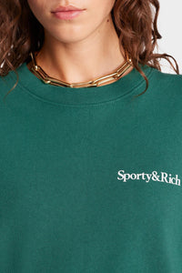 Sweatshirt Health Is Weal imprimé - Alpine