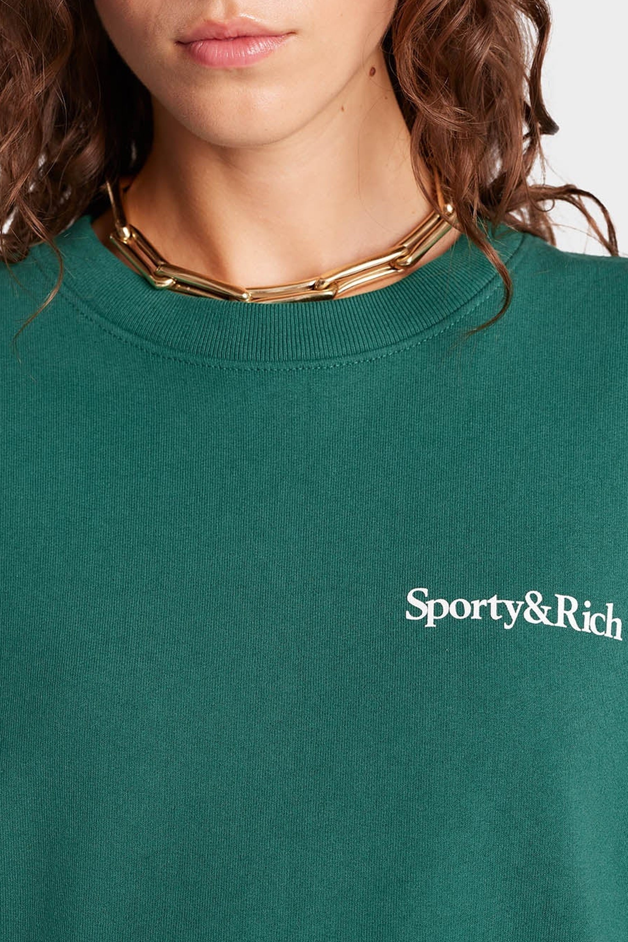 Sweatshirt Health Is Weal imprimé - Alpine