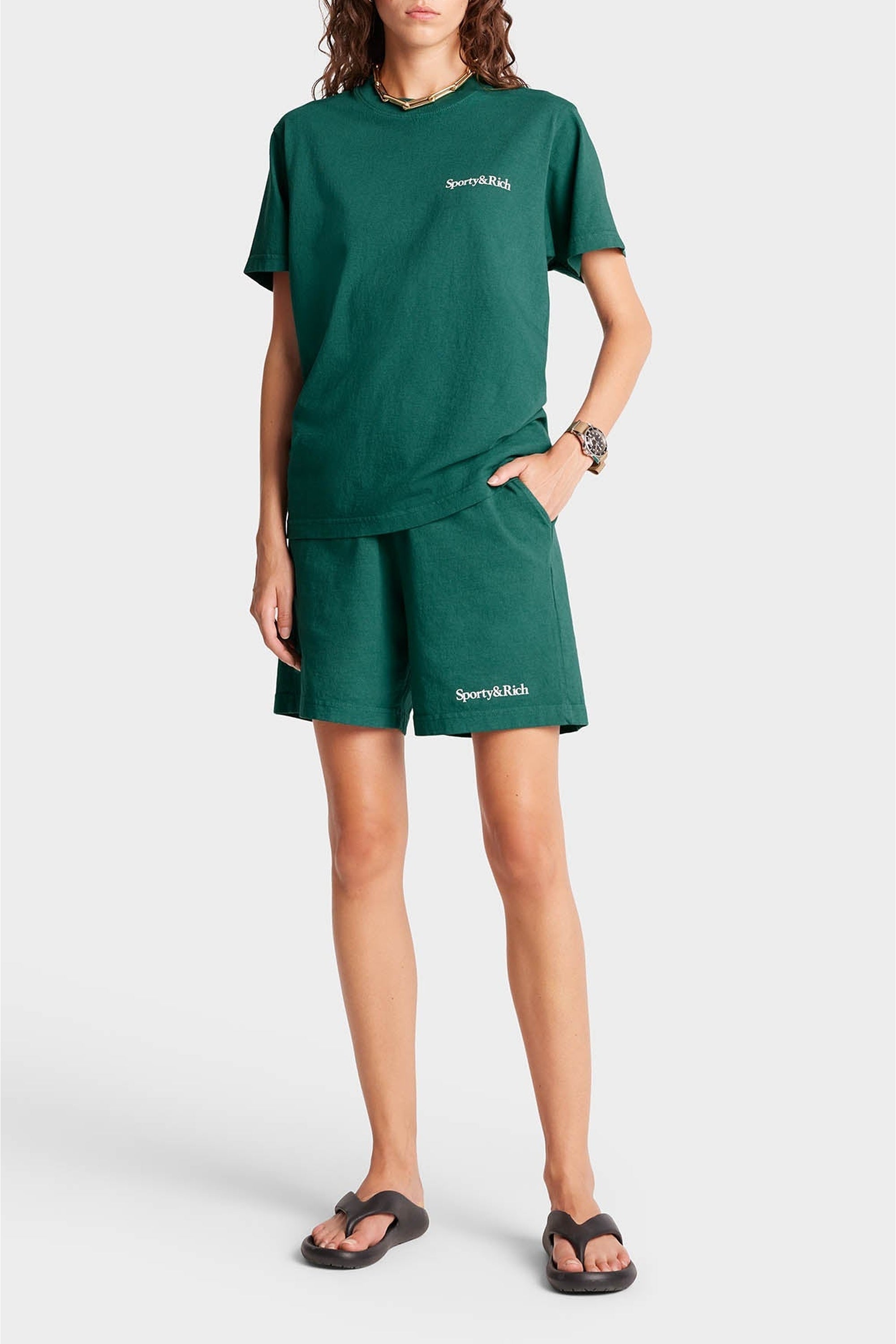 T-shirt Health Is Weal à impression - Alpine