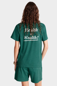 T-shirt Health Is Weal à impression - Alpine