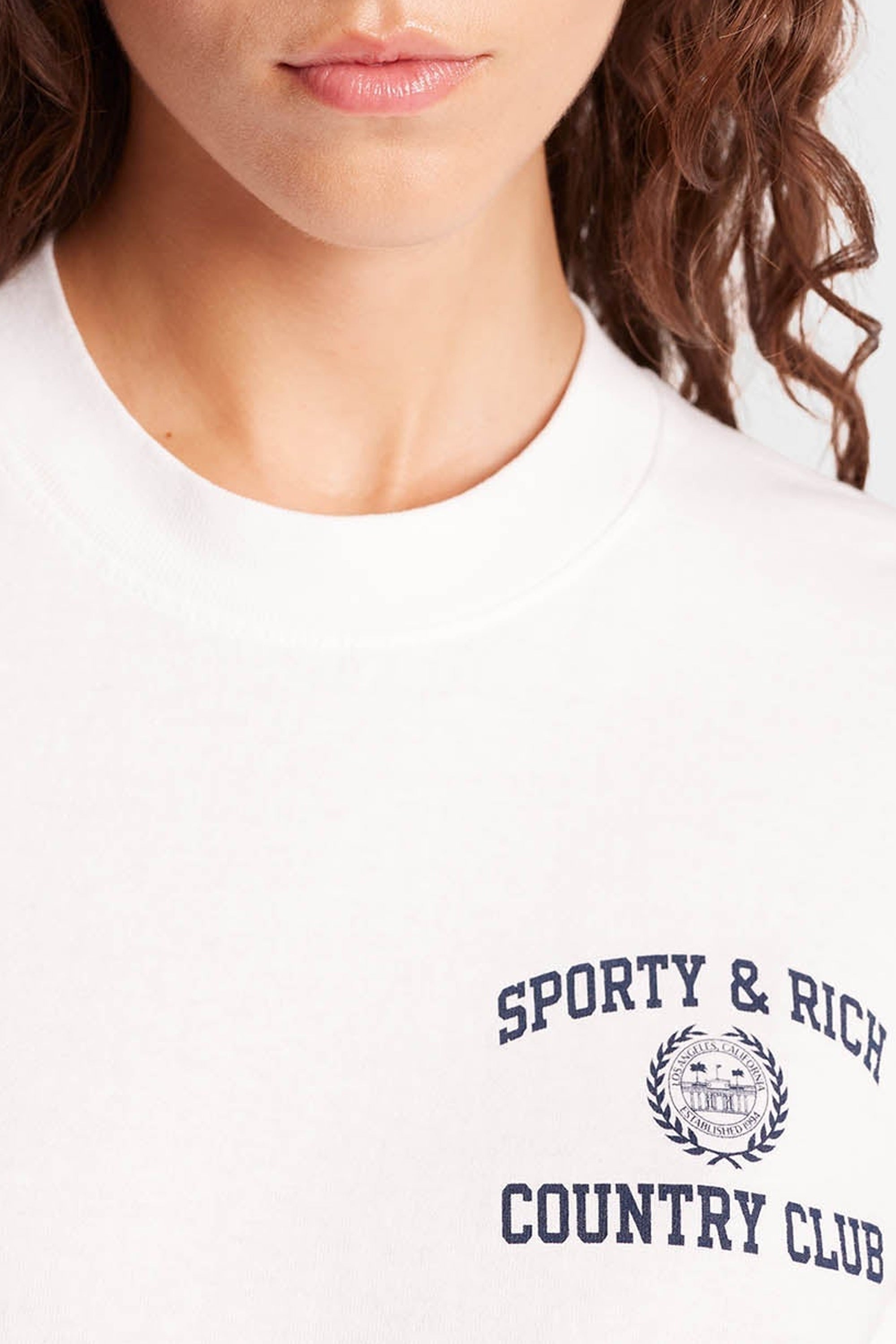 T-shirt Varsity Crest - White
