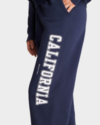 Pantalon de survêtement California imprimé - Navy