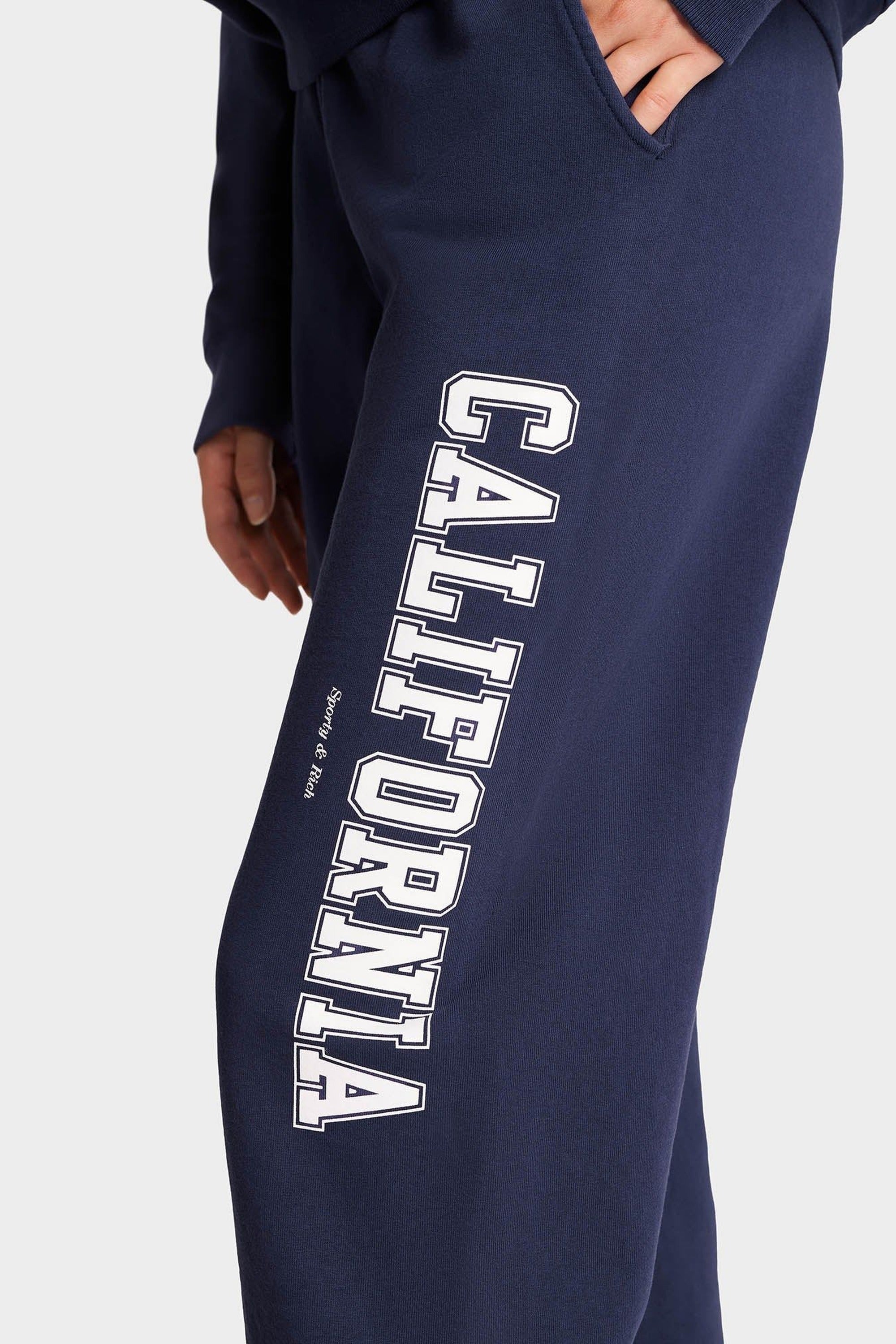 Pantalon de survêtement California imprimé - Navy