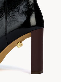 9qty NEW / Cuissardes Rosalia Caviar 90 en cuir - Black