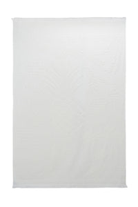 Cosy Towelling Towel - Camellia & White