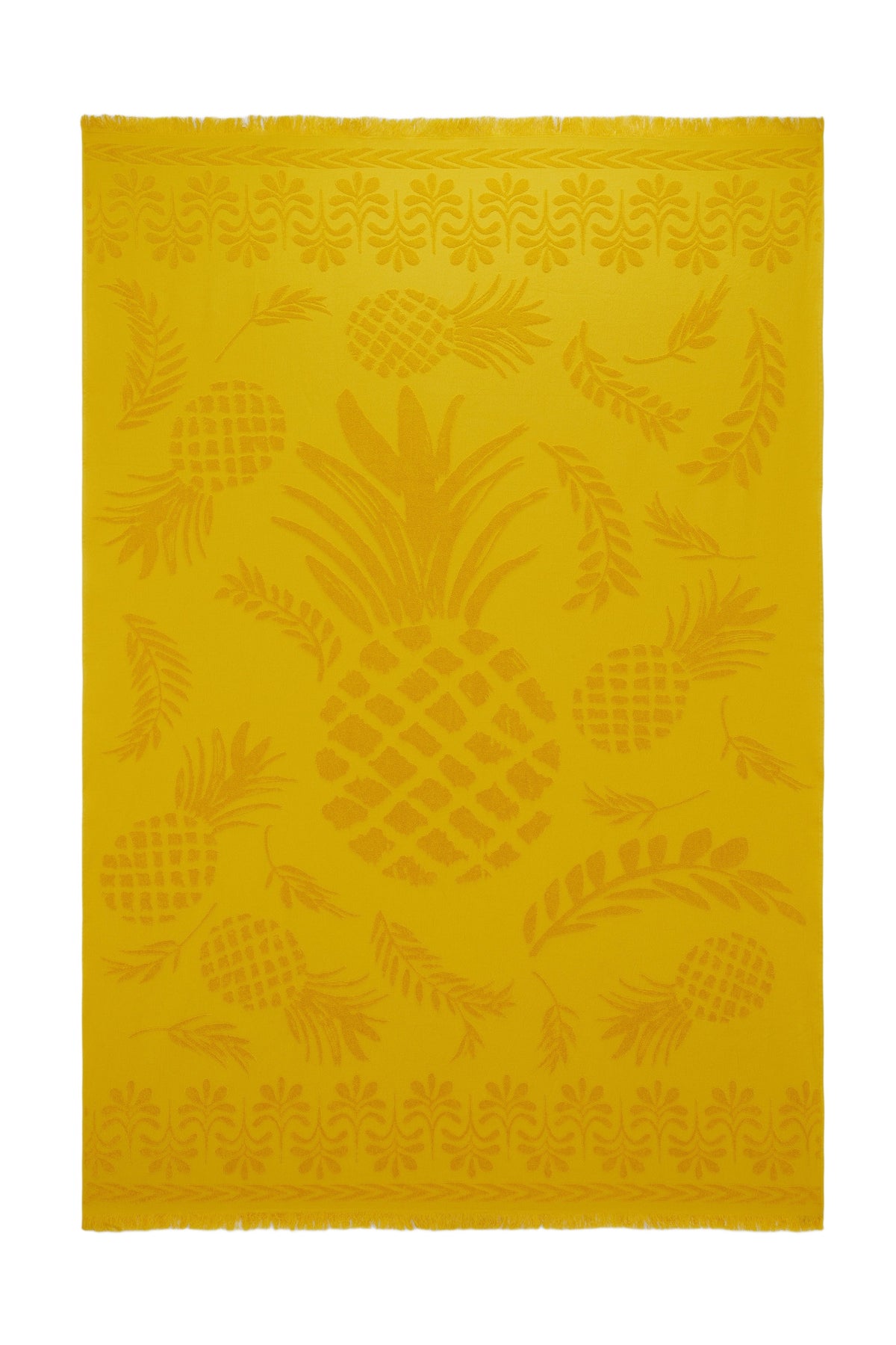Cosy Towelling Towel - Soft Yellow