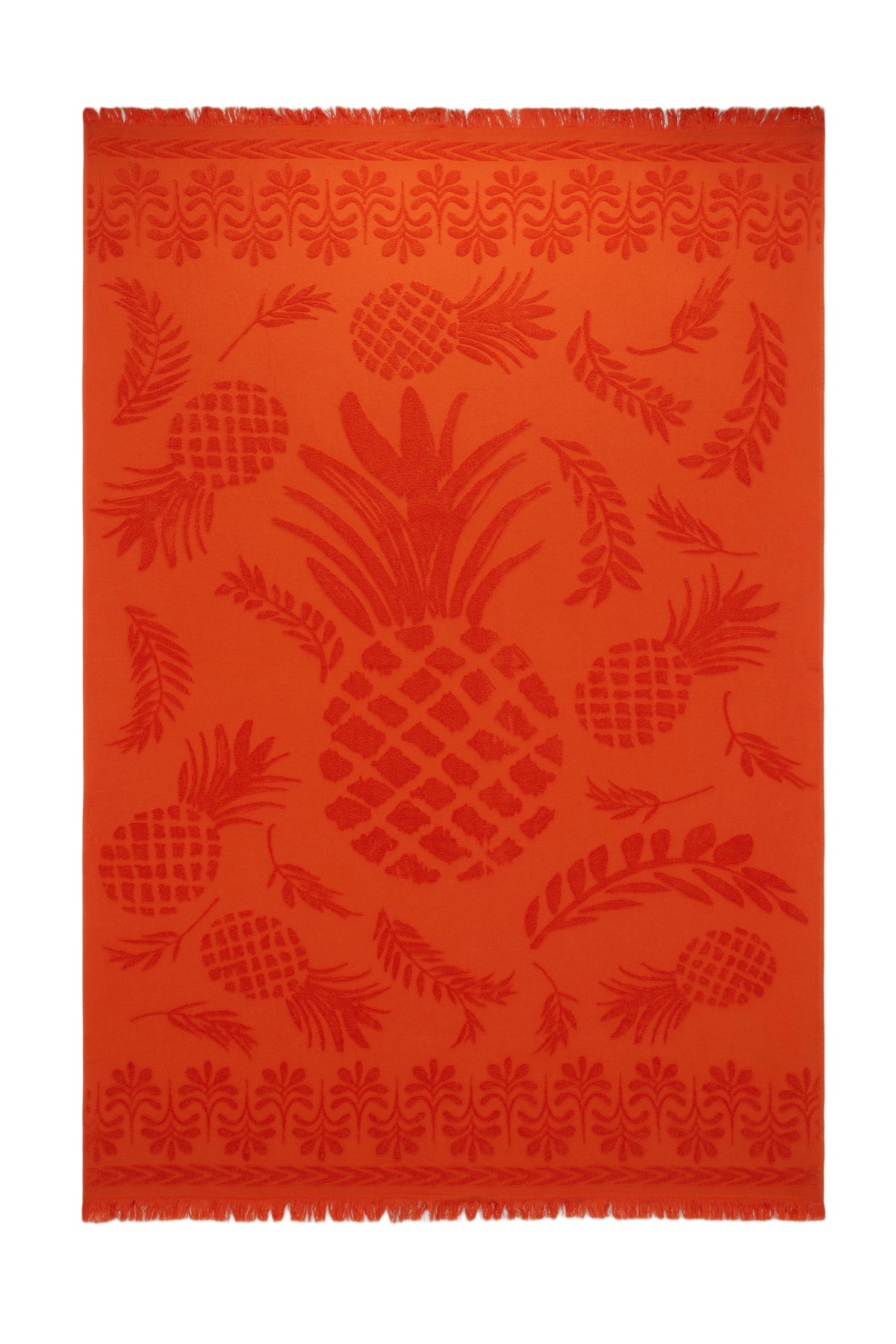 Cosy Towelling Towel - Orange