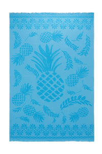 Cosy Towelling Towel - Intense Blue