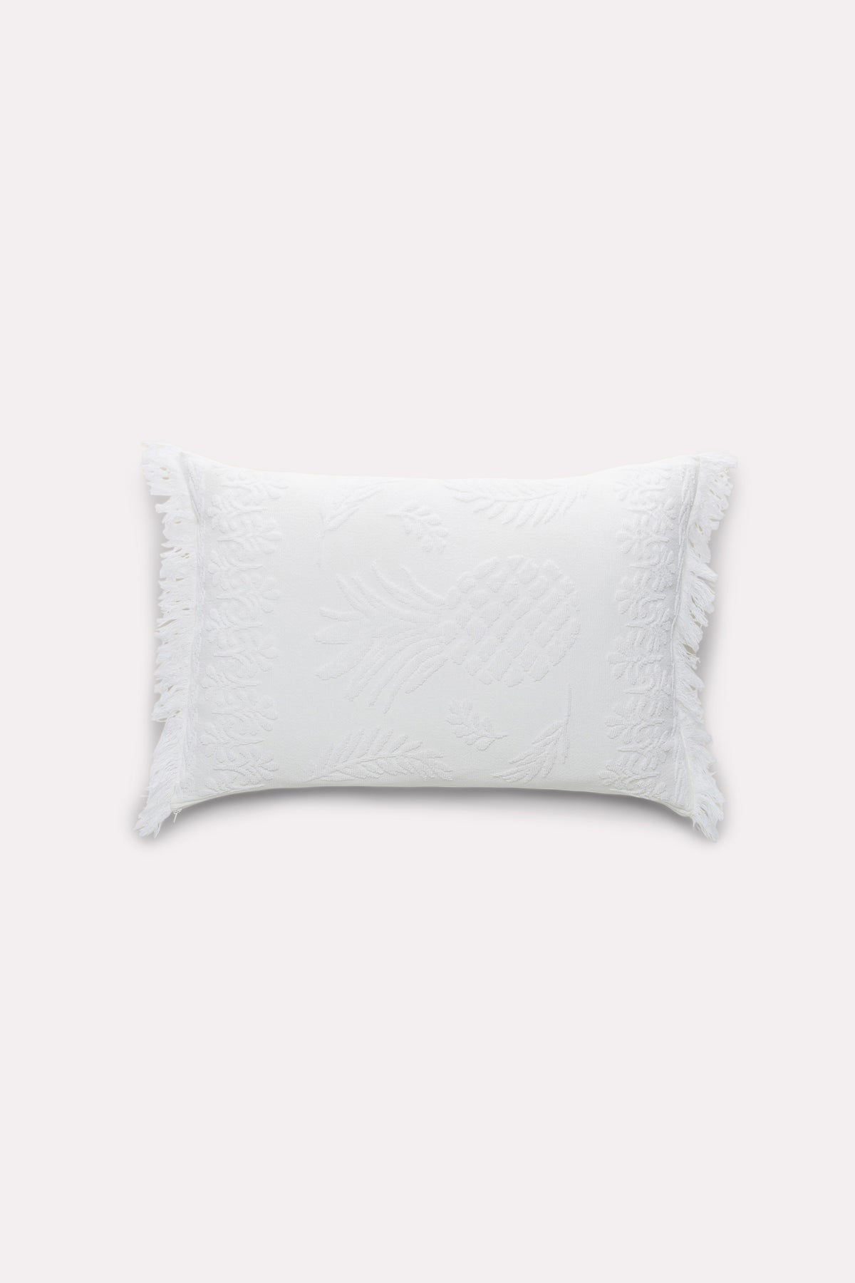 Coussin Cosy Towelling - Camellia & White
